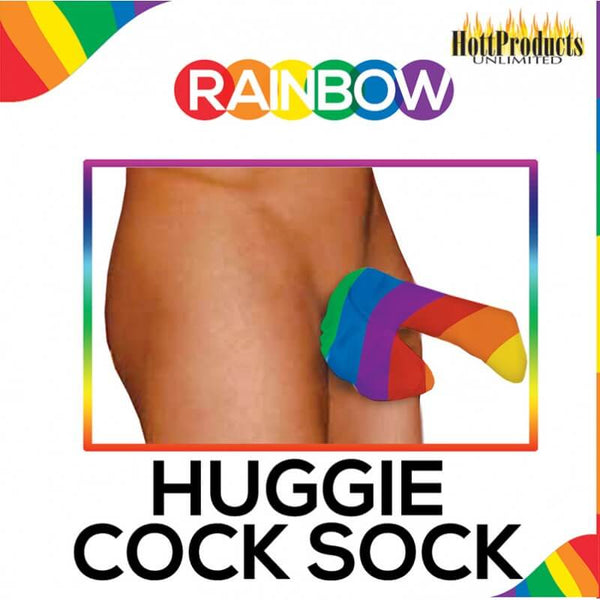 HOTT Products Rainbow Huggie Men's Cock Sock at $6.99