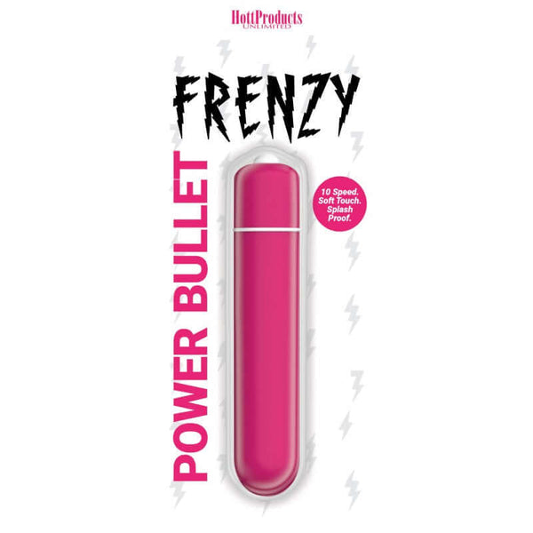 HOTT Products Frenzy Power Bullet Vibrator 10 Speeds Pink at $12.99