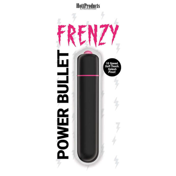 HOTT Products Frenzy Power Bullet Vibrator 10 Speeds Black at $12.99