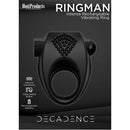 HOTT Products Decadence Ringman Vibrating Cock Ring Black at $44.99
