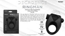 HOTT Products Decadence Ringman Vibrating Cock Ring Black at $44.99