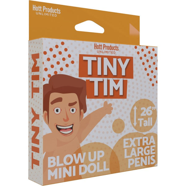 Tiny Tim Blow Up Party Doll With Extra Large Penis