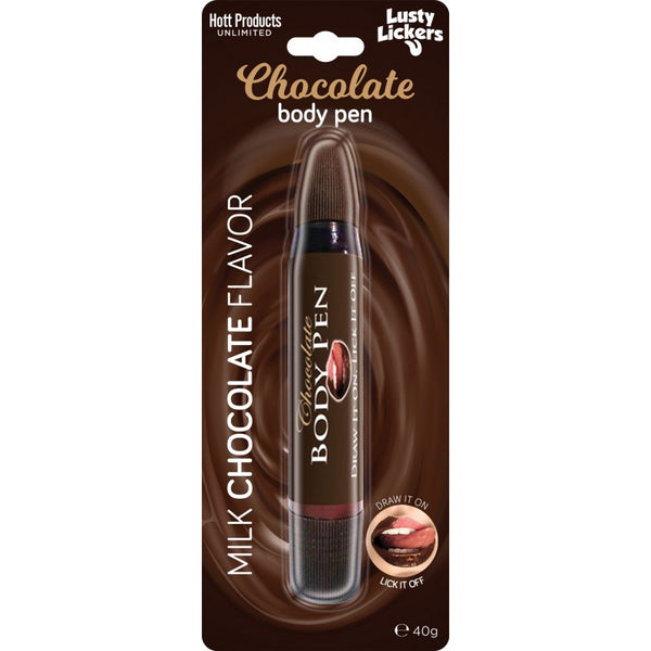 Hott Products Unlimited Milk Chocolate Body Pen - Explore Sensual Creativity