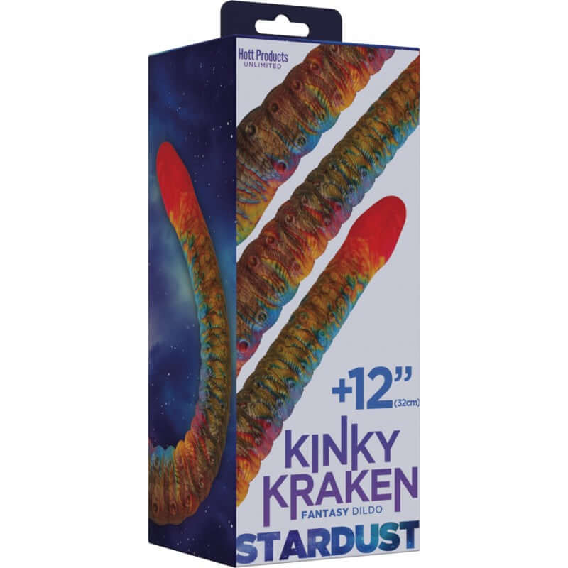 Stardust Kinky Kraken Jr 12-Inch Silicone Dildo Bendable Tentacle Packaging