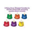 BURNING LOVE ANUS CANDLES ASST COLORS & SCENTS-1