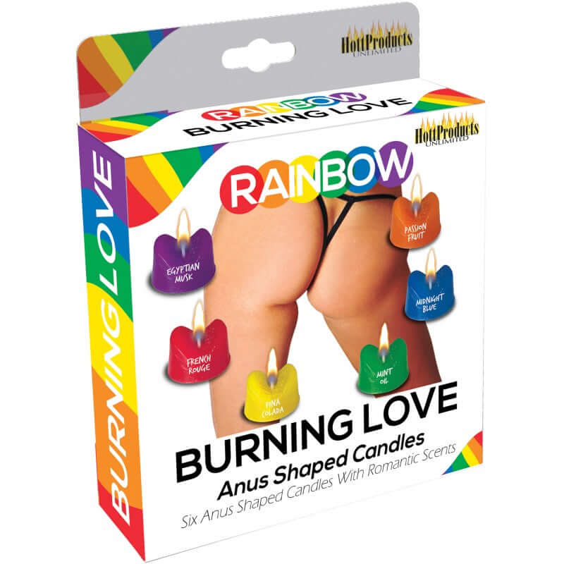 BURNING LOVE ANUS CANDLES ASST COLORS & SCENTS-0