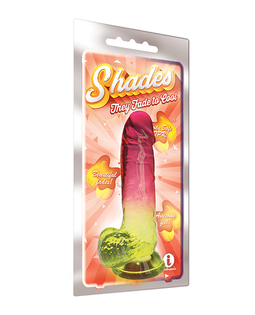 Icon Brands Shades 8 inches Jelly Gradient Dong Pink/Yellow at $27.99