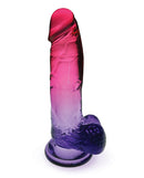 Icon Brands Shades 8 inches Jelly Gradient Dong Pink/Plum at $27.99