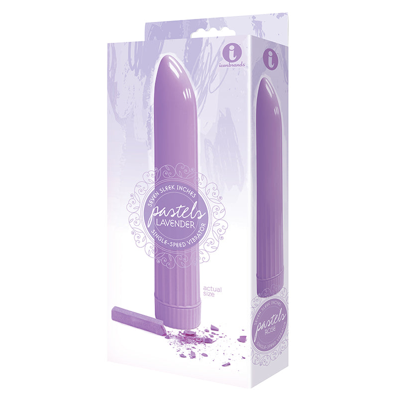 Icon Brands The 9'S Pastel Vibes Lavender Single Speed Vibrator at $8.99