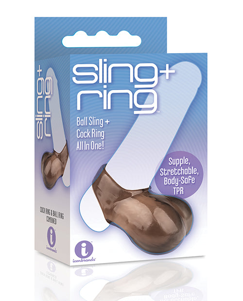 Icon Brands The 9'S Sling & Ring Cock Ring and Ball Sling at $8.99