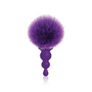 Icon Brands The Nines Cottontails Bunny Tail Butt Plug Beaded Purple at $8.99