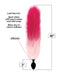 FOXY TAIL SILICONE BUTT PLUG PINK-1