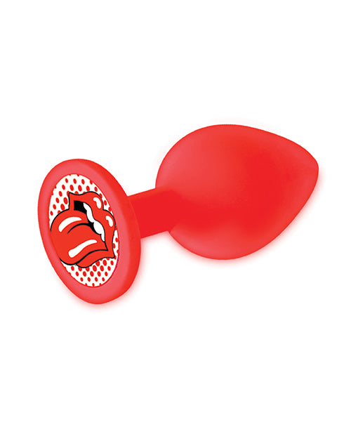 THE 9'S BOOTY TALK THE TONGUE SILICONE BUTT PLUG-1