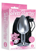Icon Brands Icon Brands the Nines Silver Starter Bejeweled Stainless Steel Plug at $9.99