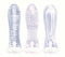 Icon Brands THE 9'S VIBRATING SEXTENDERS 3 PACK NUBBED CONTOURED RIBBED at $19.99