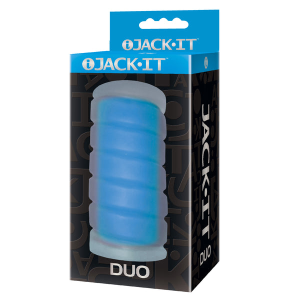 Icon Brands Jack-It Duo Sky Blue Stroker at $21.99