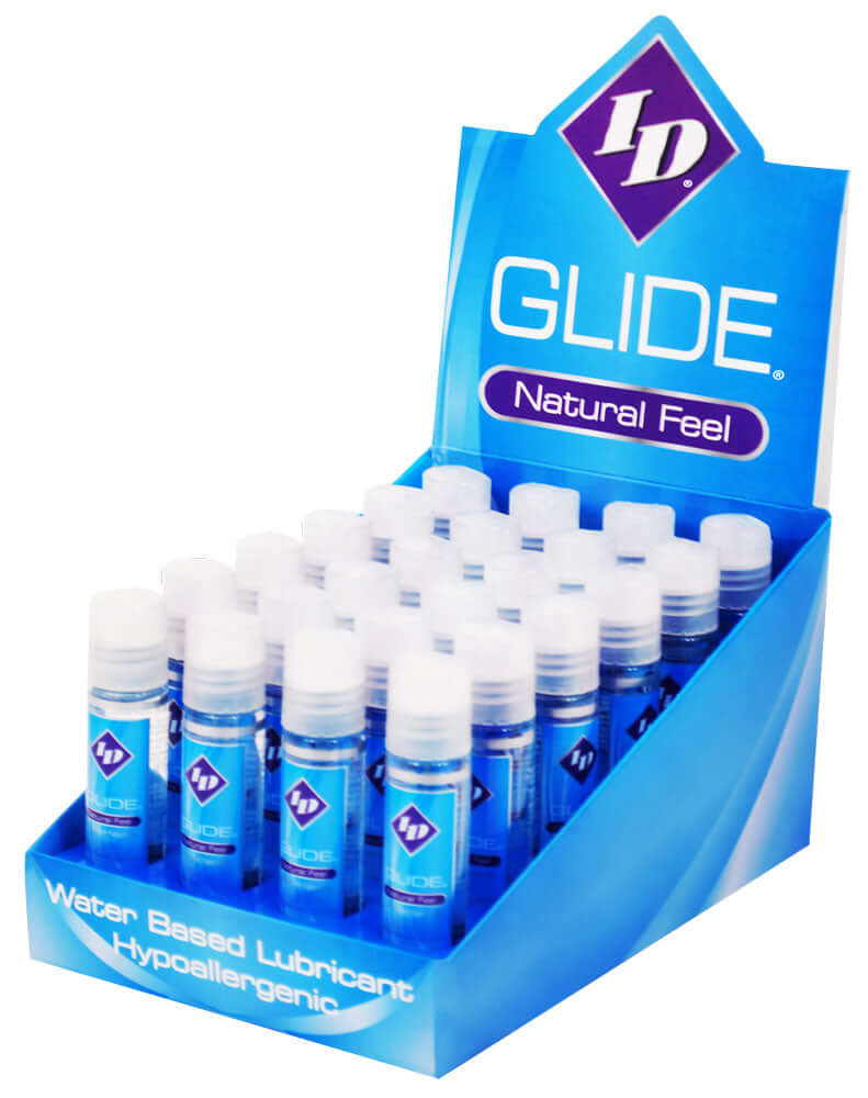 Experience Ultimate Sensation: ID Glide Water-Based Lubricant 1 Oz 24 Experience Ultimate Sensation: ID Glide Water-Based Lubricant 1 Oz 24
