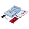 ZALO Jeanne App-controlled Rechargeable Personal Massager in gift box with accessories in pale blue and rose pink packaging.