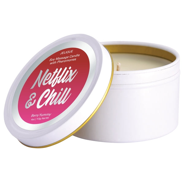 Classic Brands Massage Candle with Pheromones Netflix and Chill Berry Yummy 4 Oz at $14.99