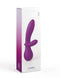 JimmyJane G-Rabbit Vibrator Purple waterproof flexible rabbit vibrator for G-spot and clitoral stimulation in packaging.