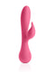 JimmyJane Glo Rabbit Heating Vibrator Pink with Fluttering Clitoral Stimulator
