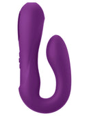 JimmyJane Reflexx Rabbit 1 Vibrator in purple with U-shape design for simultaneous G-spot and clitoris stimulation.
