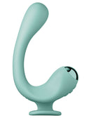 JimmyJane Reflexx Rabbit Vibrator 2 with ergonomic hooked design and finger holder for G-spot and clitoral stimulation.