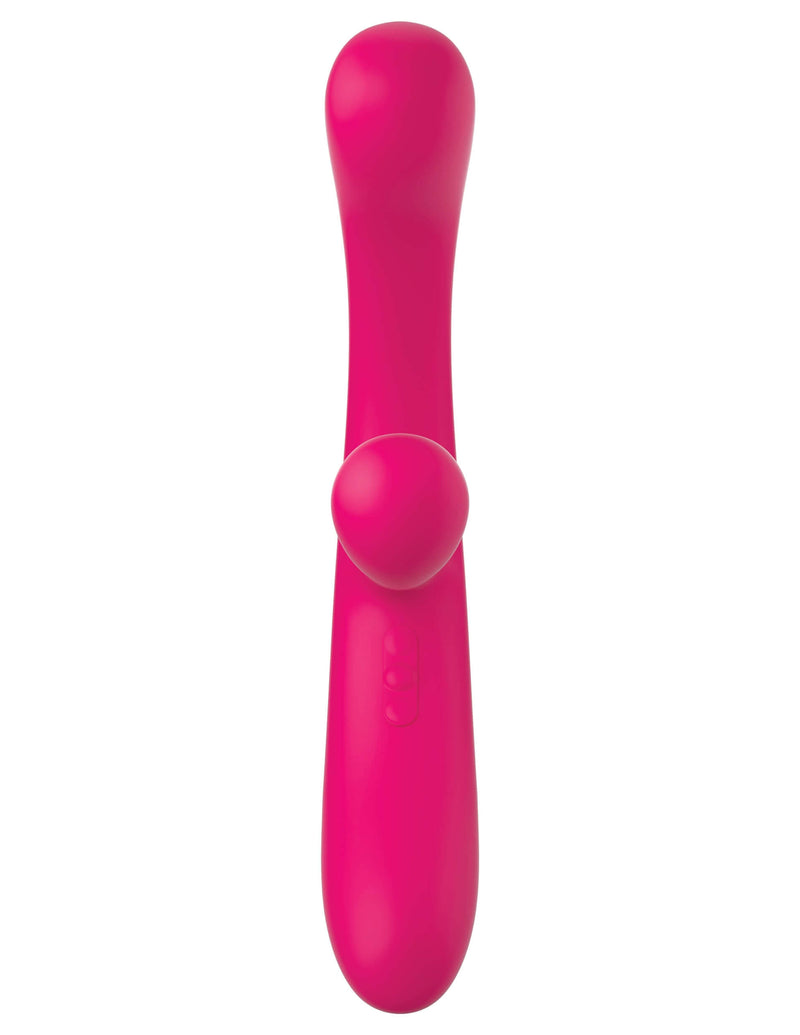 JimmyJane Reflexx Rabbit Vibrator 3 in pink with dual, independently controlled motors and ten high-performing vibration modes