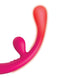 JimmyJane Reflexx Rabbit Vibrator 3 with dual stimulation design in vibrant pink and red tones.