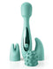 JimmyJane Canna Personal Massager with three attachable heads for deep, rumbling vibrations and ultimate relaxation.