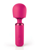 JimmyJane Exona Body Wand in vibrant pink with ergonomic design, powerful motor, and intuitive controls for deep vibrations.
