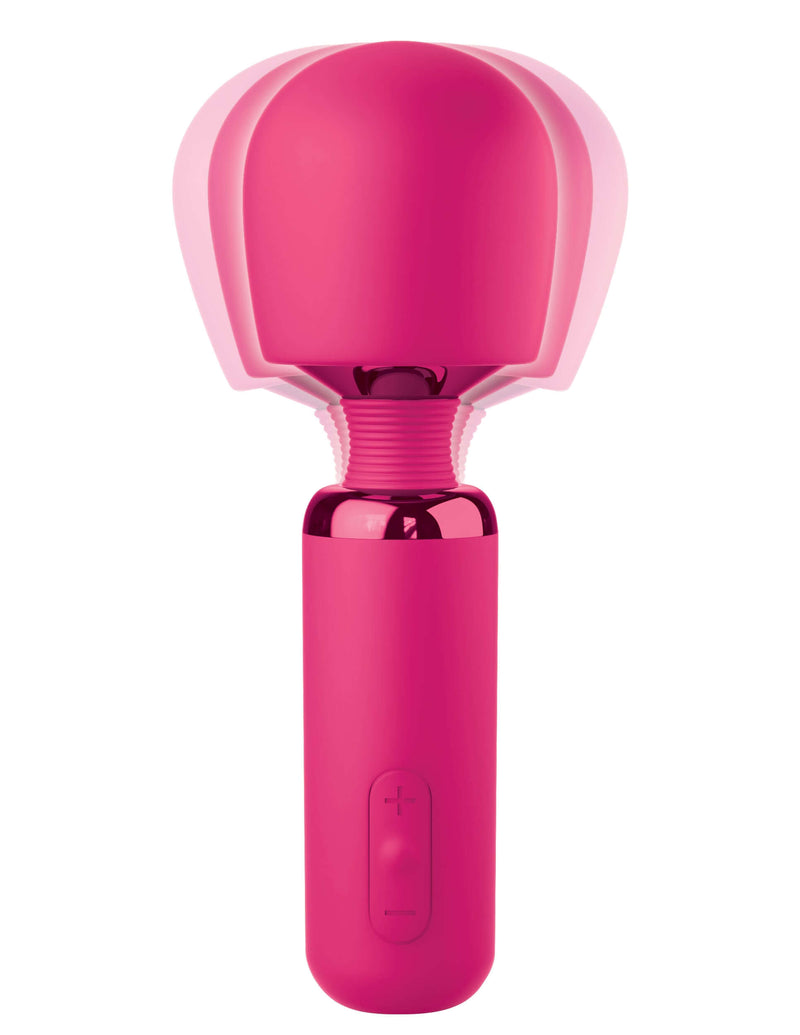JimmyJane Exona Body Wand in pink with flexible head and ergonomic design for powerful pleasure delivery