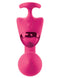 JimmyJane Dual Gripp Clitoral and G-Spot Vibrator with finger holder and dual motor design in pink color