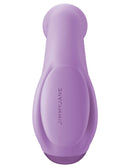 JimmyJane Curved Gripp purple vibrator with an extra-curvy, super-flexible shape for targeting G-spots and prostate glands.
