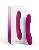JimmyJane Solis Form 6 Vibrator in pink with packaging box, featuring ergonomic design and dual motors for powerful vibrations