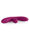 JimmyJane Rabbit Solis Vibrator from Pipedream Products in a vibrant purple color, featuring a sleek design and user-friendly buttons.