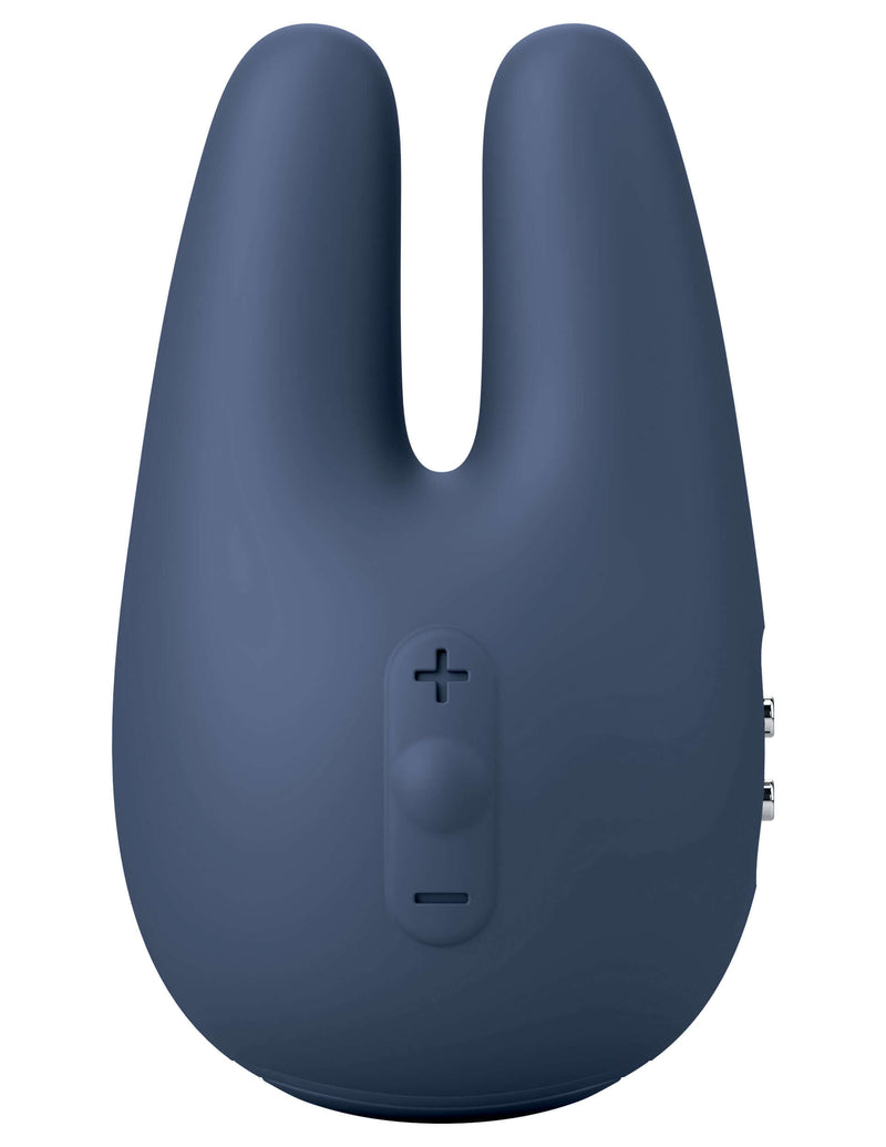 JimmyJane Form 2 Pro Slate powerful pleasure device with five vibration modes and five intensity levels in sleek blue design