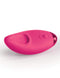 JimmyJane Form 3 Pro pink small curved lay-on vibrator for intense pleasure and toe-curling orgasms, made of soft, flexible silicone.