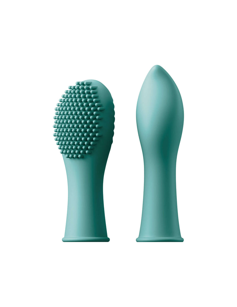 JimmyJane Focus Pro Sonic Vibrating Massager silicone and stainless steel attachments for intense pleasure and satisfaction.