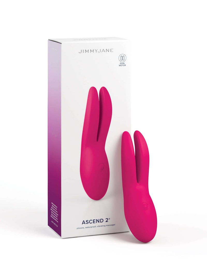 Experience Intense Pleasure with the JimmyJane Ascend 2 Pink Forked Vi Experience Intense Pleasure with the JimmyJane Ascend 2 Pink Forked Vi