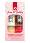 JO Sweet and Bubbly Pleasure Set Champagne Chocolate Covered Strawberry Flavored Personal Lubricant 2 X 2Oz