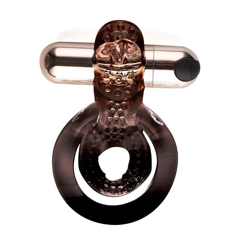 Maia Toys Jayden Rose Gold Rechargeable Vibrating Erection Ring at $22.99
