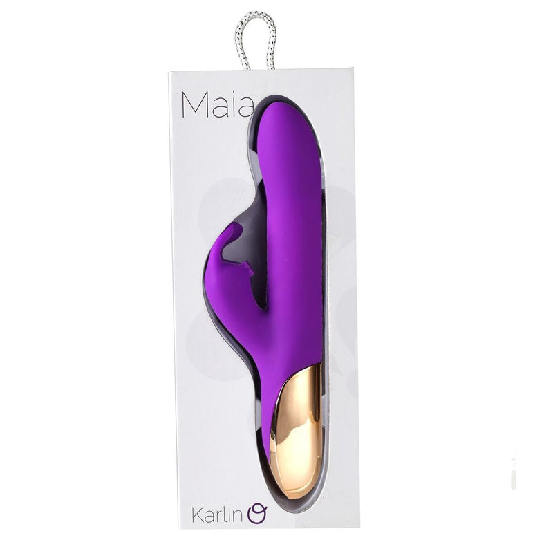 Maia Toys KARLIN SUPERCHARGED SILICONE RABBIT RECHARGEABLE PURPLE at $53.99