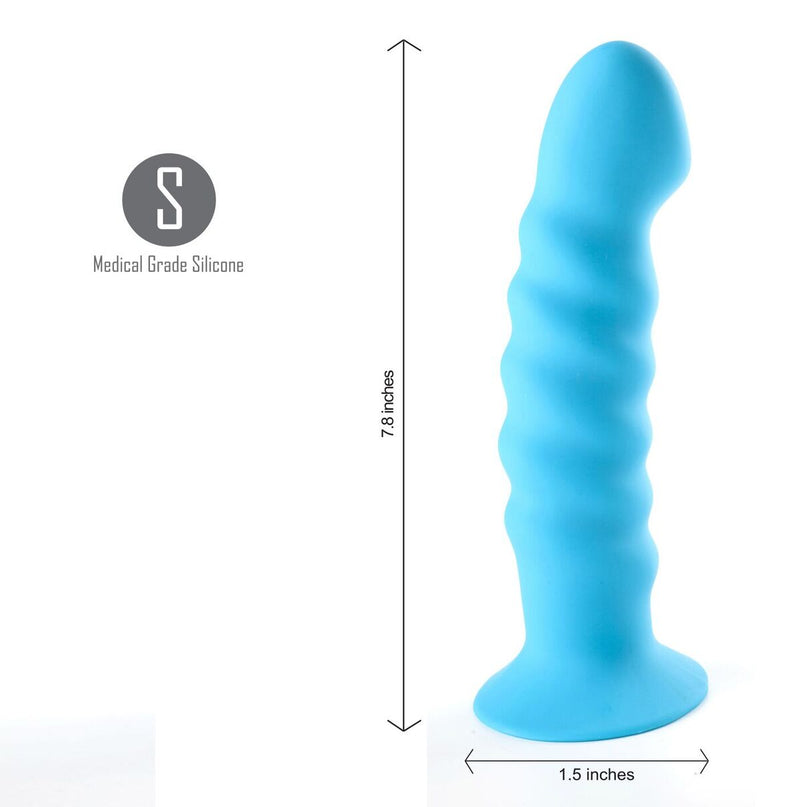 Maia Toys Maia Toys Kendall Silicone Dong Neon Blue at $29.99