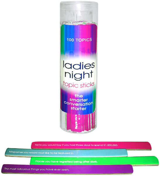 Kheper Games LADIES NIGHT TOPIC STICKS at $7.99