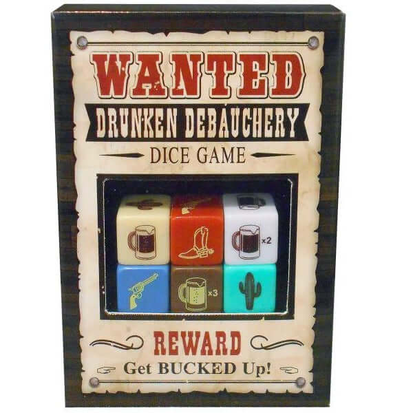 Kheper Games Wanted Debauchery Dice Game at $5.99