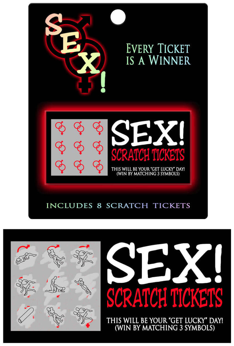 Sex Scratch Tickets game by Kheper Games featuring 8 playful scratch-off tickets for couples' fun and romance.