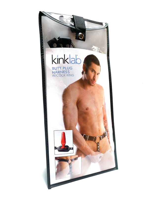 Kink Labs Kink Lab Anal Plug Harness with Cock Ring at $59.99