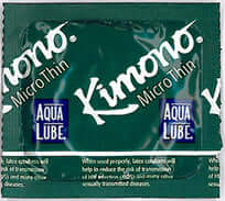 KIMONO MICROTHIN W/ AQUA LUBE 3PK-3
