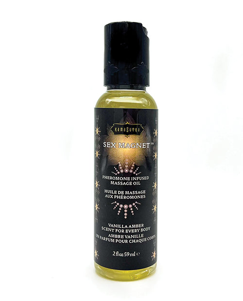 Unleash Your Sensuality: Kama Sutra Sex Magnet Pheromone Vanilla Amber Massage Oil 2 Oz